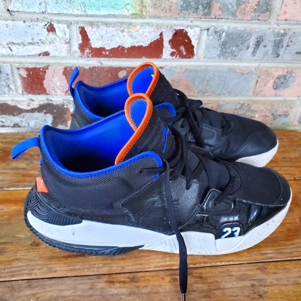 Nike Air Jordan Stay Loyal 2 Black Hyper Royal Men's Basketball Shoes Size 15